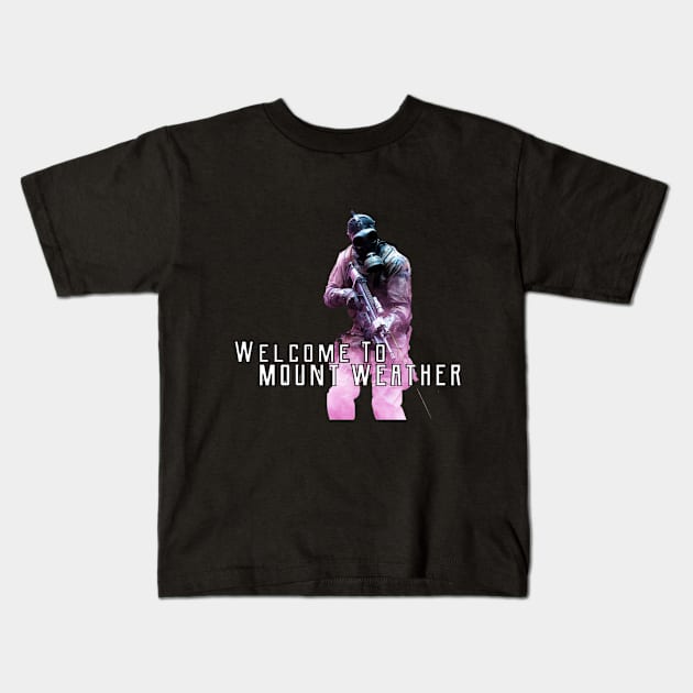 Welcome To Mount Weather - The 100 Kids T-Shirt by Shano's Picks